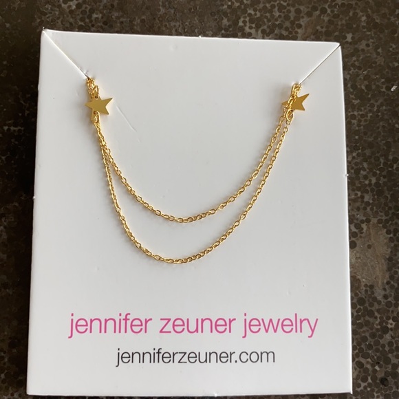 LAST ONE! Dainty Gold Star Layering Necklace NEW - Picture 4 of 7